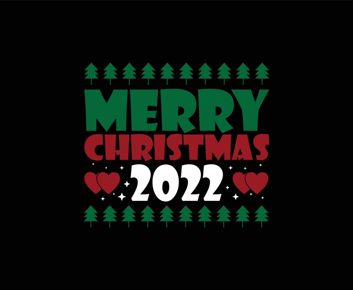 Merry Christmas illustration Vector T-shirt Design