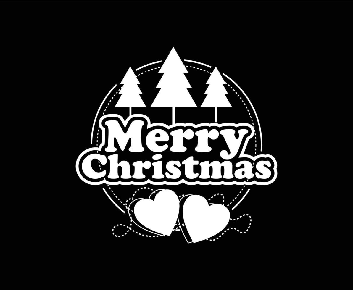 Merry Christmas illustration Vector T-shirt Design