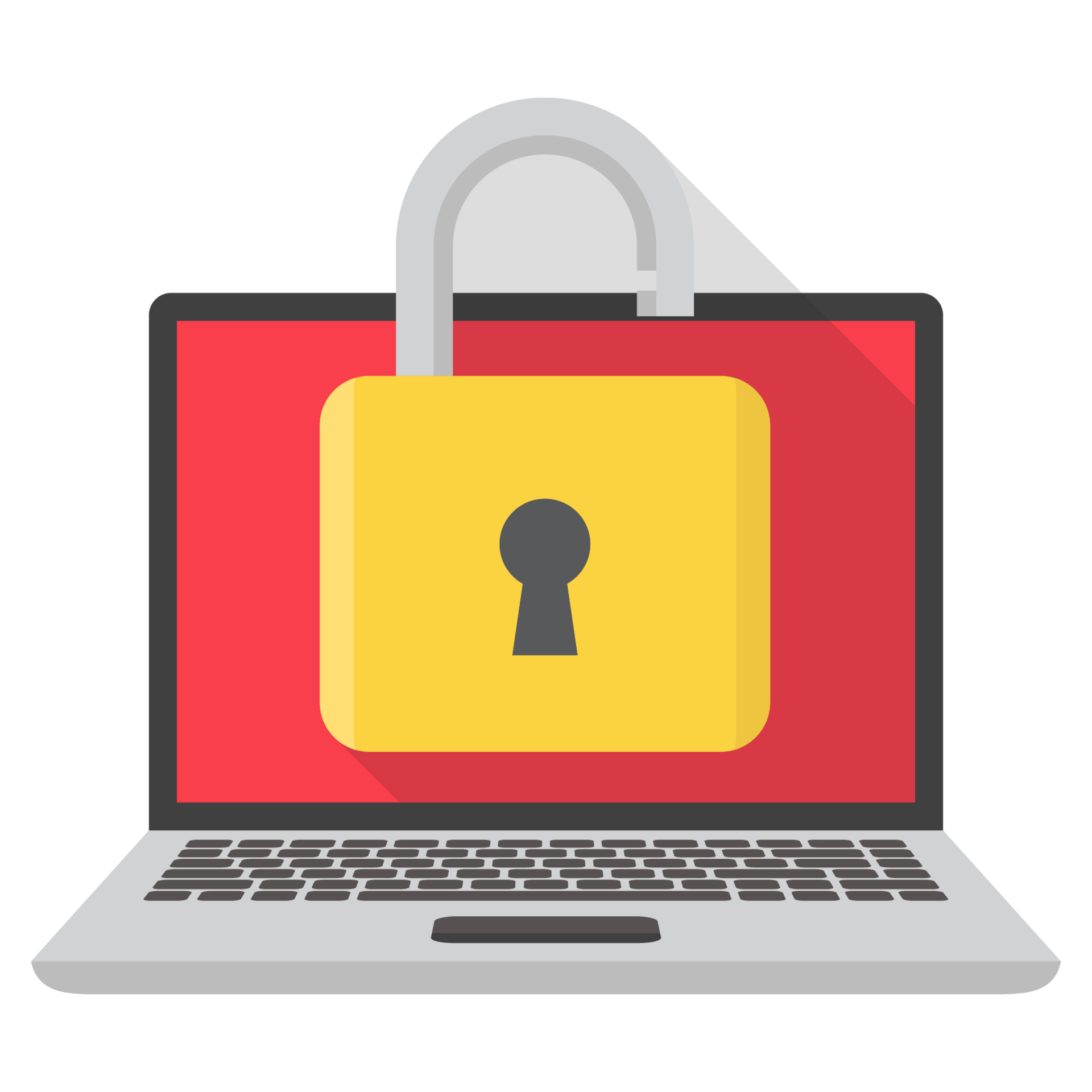 Free Laptop and padlock, laptop unlock security data transparent background  11809165 PNG with Transparent Background