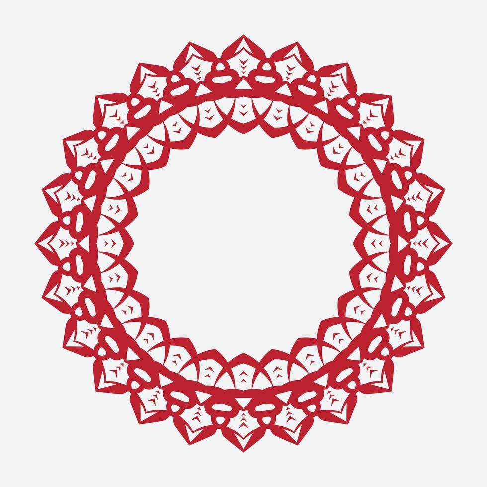 Elegant retro floral frame. Design template for banner, card, invitation, label, emblem etc. Linear vintage vector illustration.