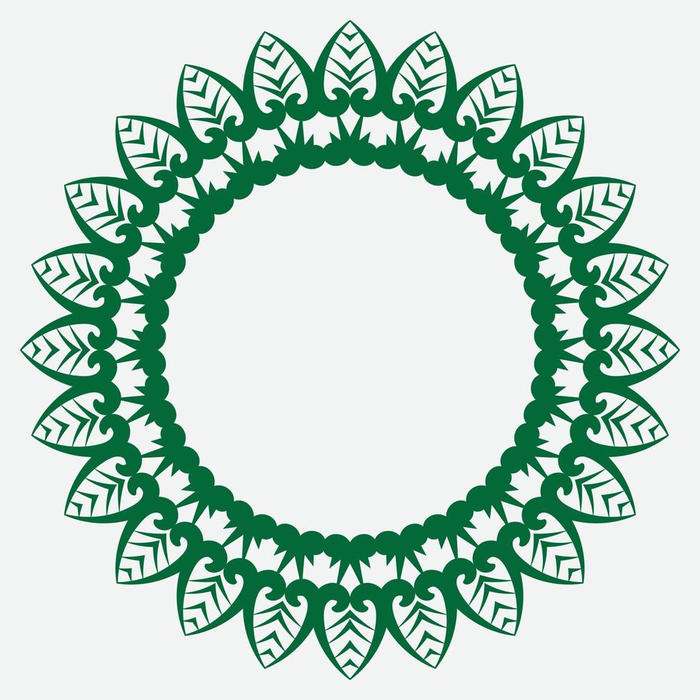 Elegant retro floral frame. Design template for banner, card, invitation, label, emblem etc. Linear vintage vector illustration.