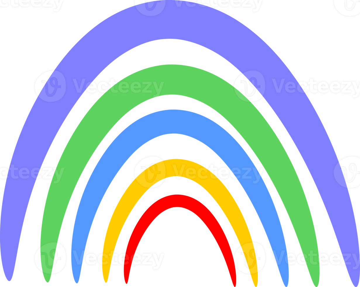 scandinavian regnbåge design png