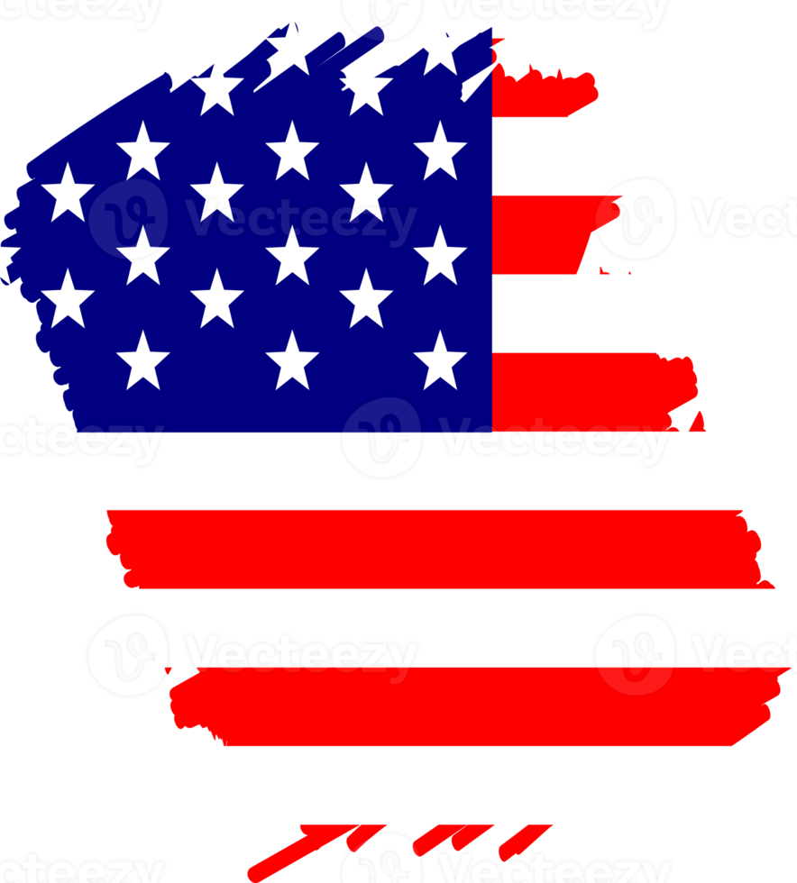 American flag design png