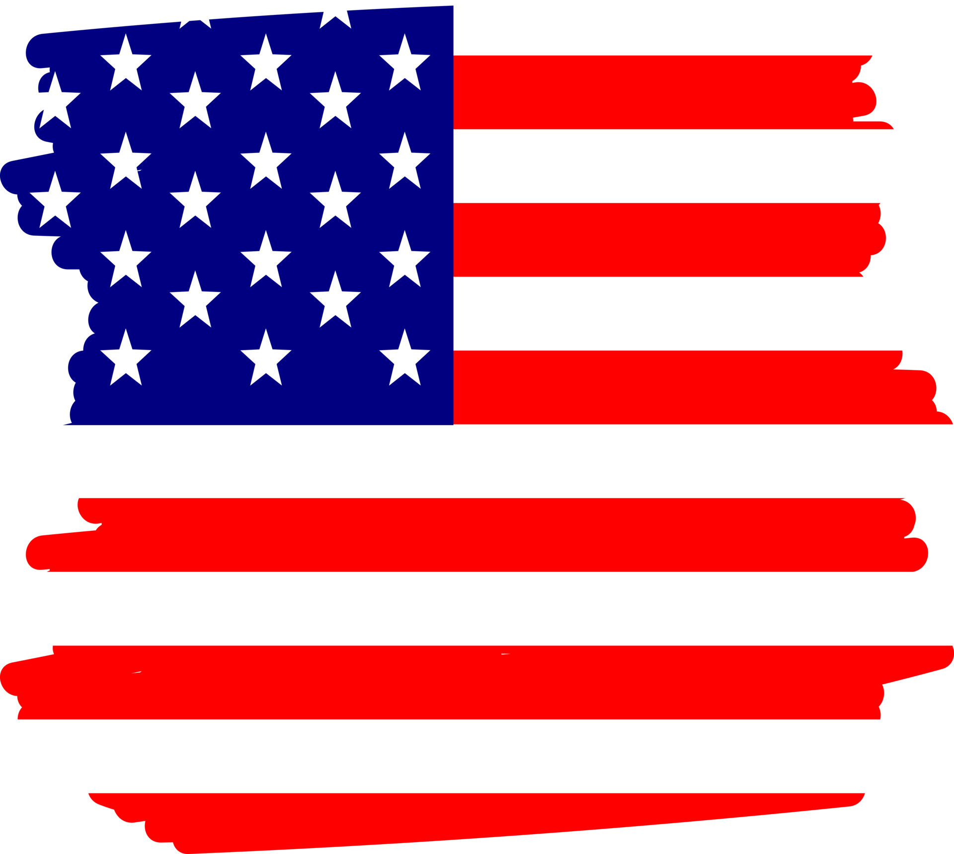 American flag design 11809616 PNG