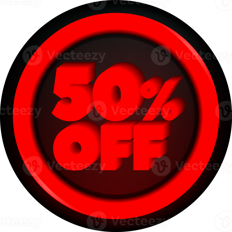 tag 50 prozent rabatt button black friday aktion für große verkäufe png