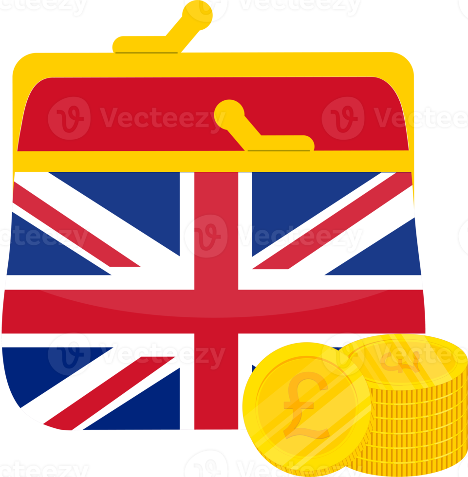 drapeau britannique dessiné à la main, livre sterling dessiné à la main png