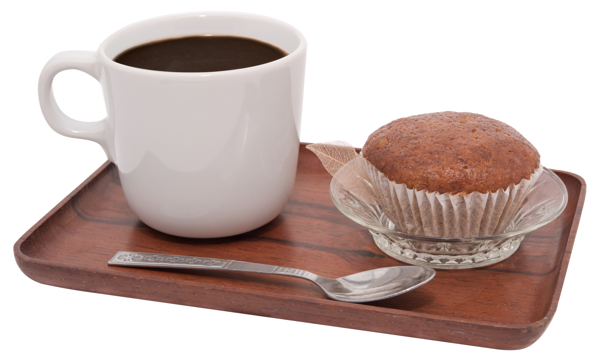 Banana cake and coffee isolated 11811705 PNG