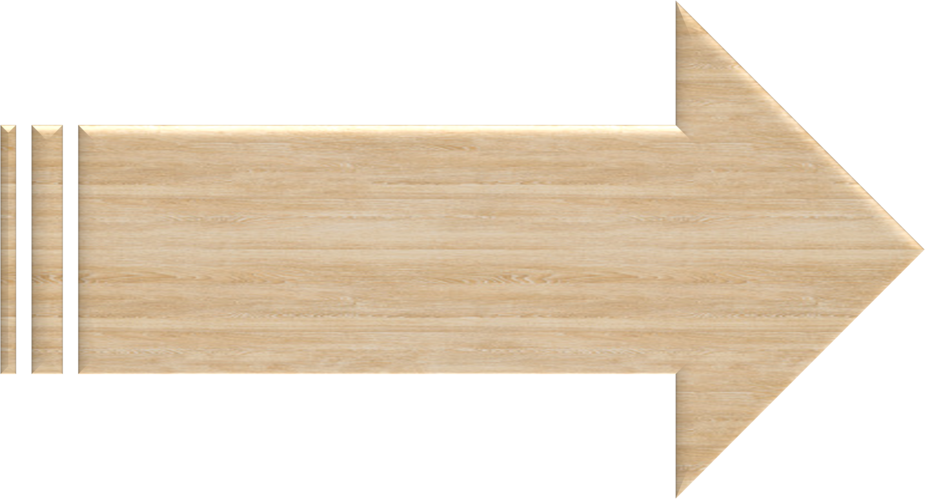 Blank Wooden Arrow png