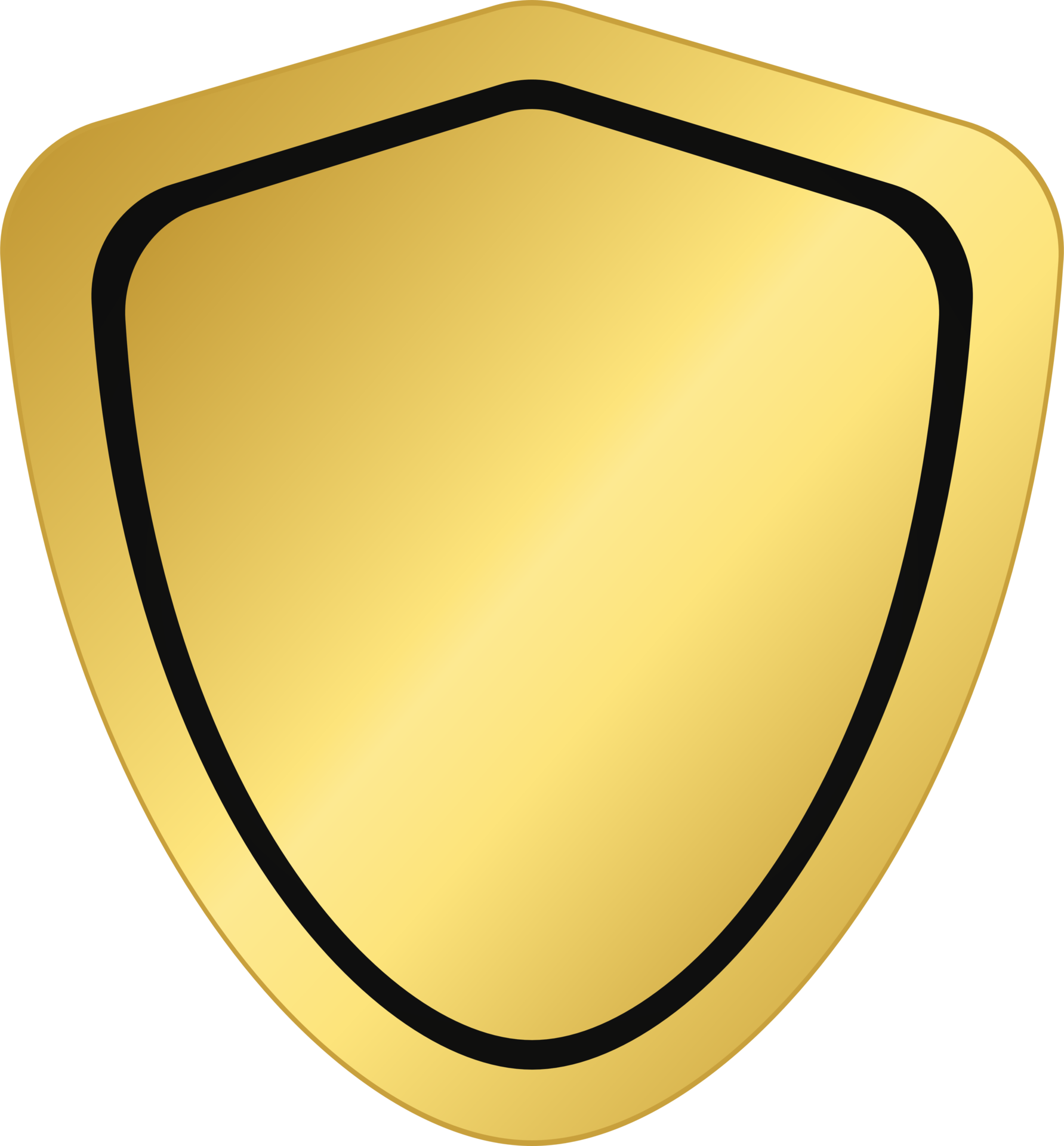 Gold Shield Badge 11811824 PNG