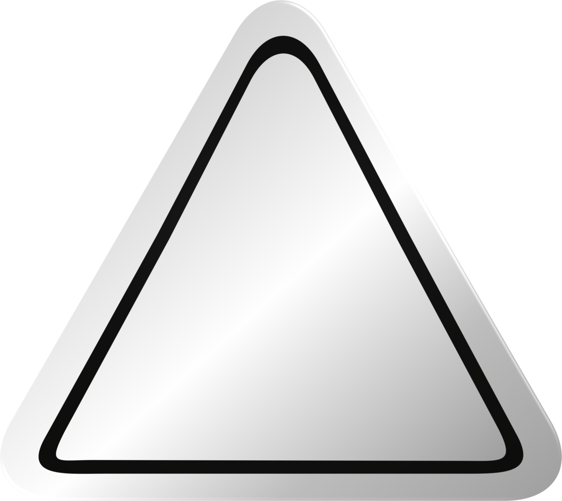 Silver Triangle Badge png