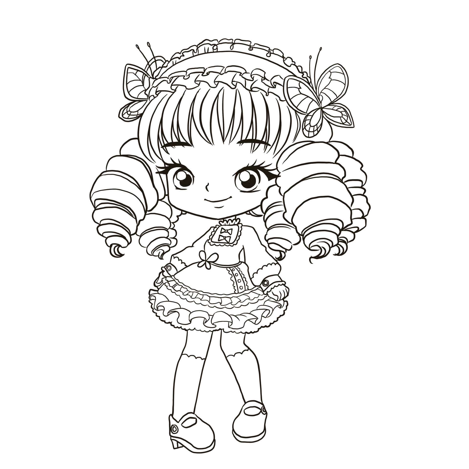 Bruxa dos desenhos animados dia das bruxas bonito kawaii anime anime  ilustração clip art personagem chibi desenhando mangá