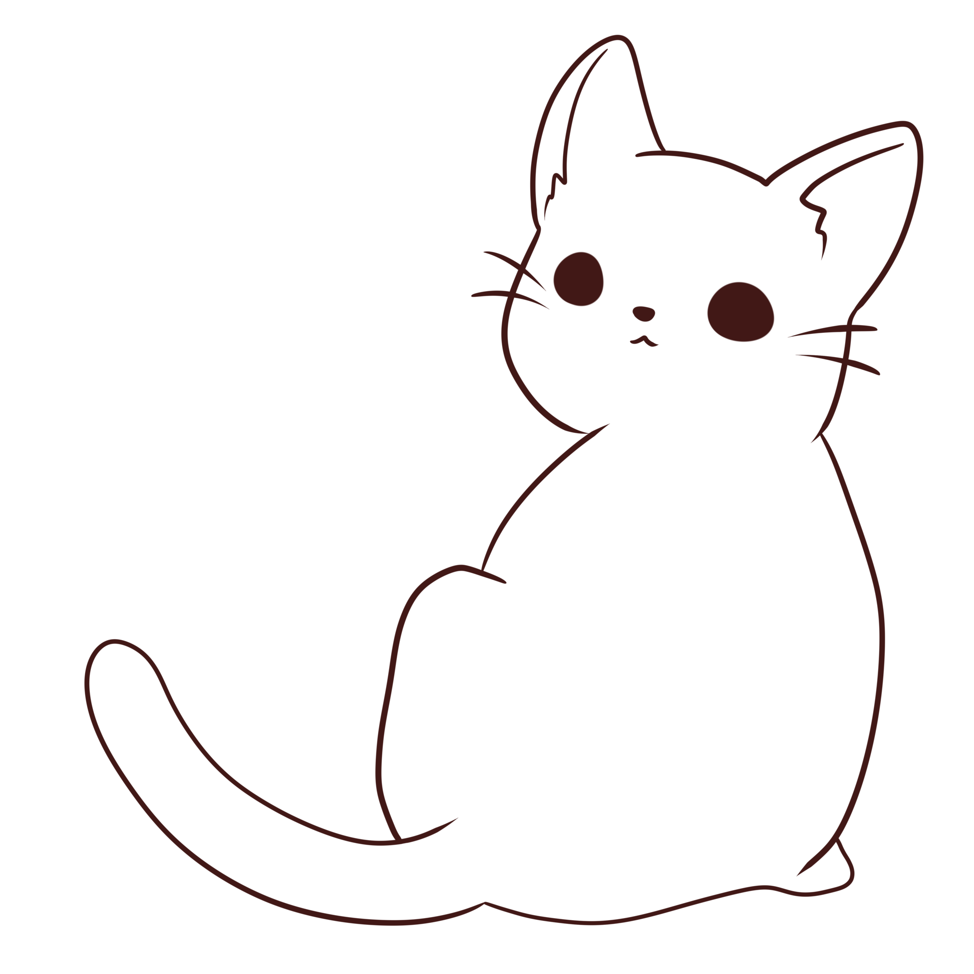 Brown Anime Cats  Warriors Cat Art  Free Transparent PNG Clipart Images  Download