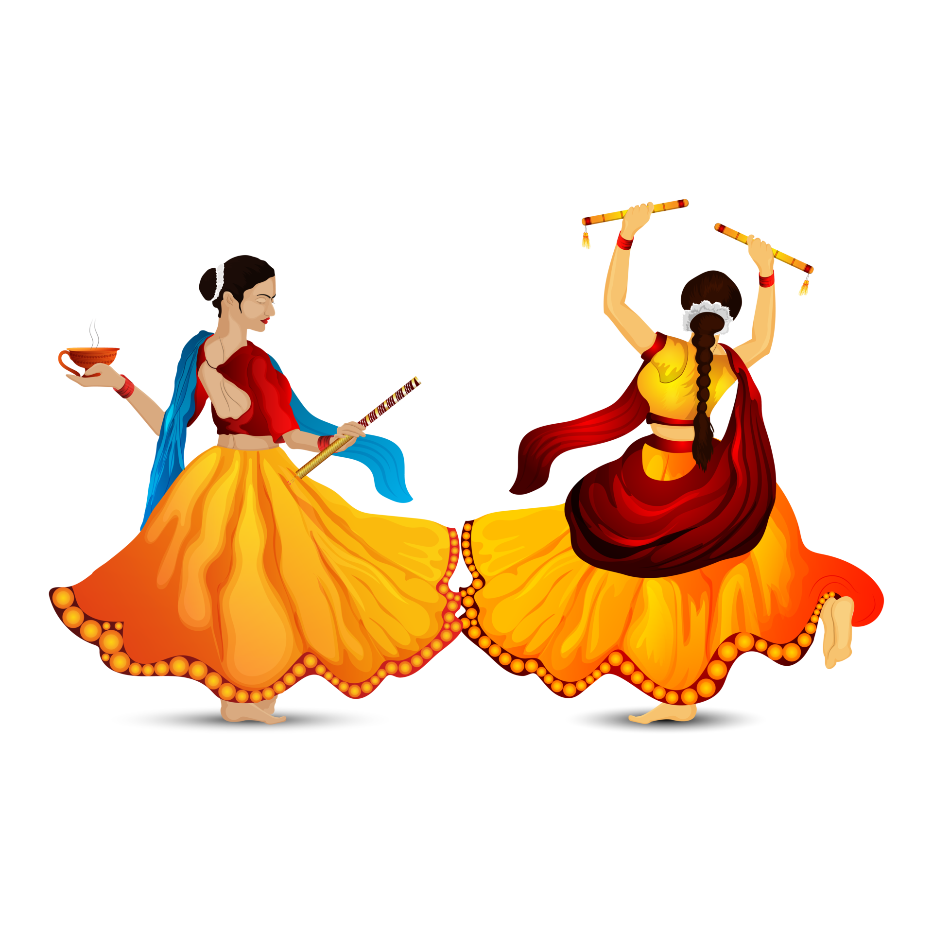 Illustration De Fille Dandiya 11812361 PNG illustration-de-fille-dandiya-11812361-png