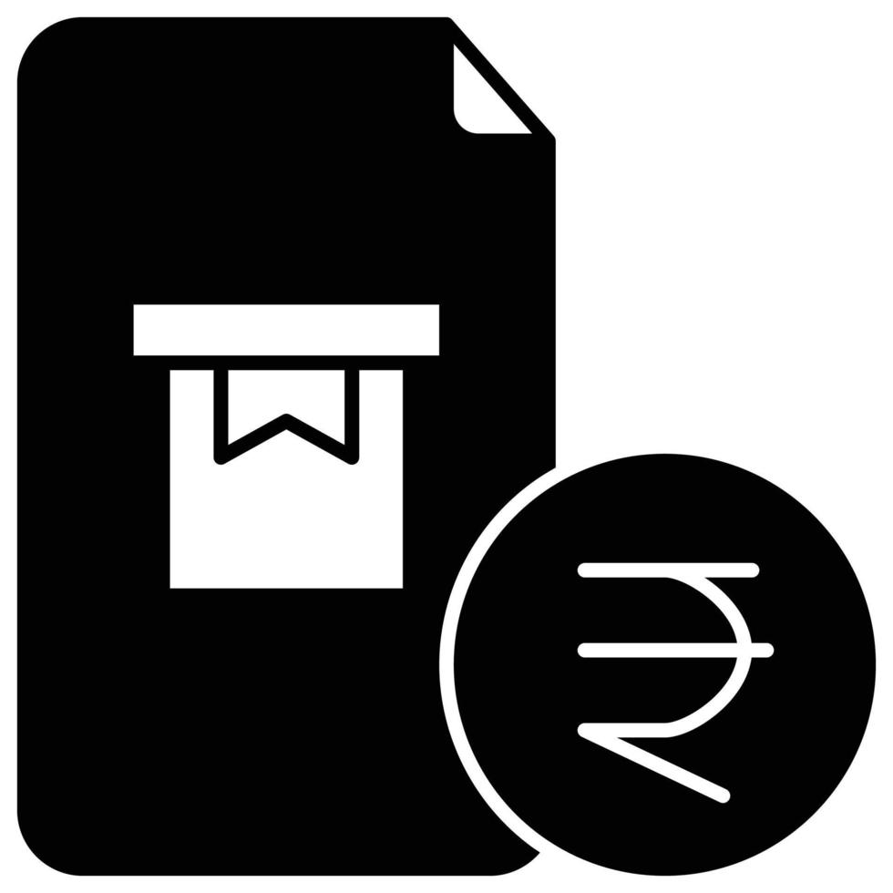 shipment invoice icon, logistics and delivery theme vector