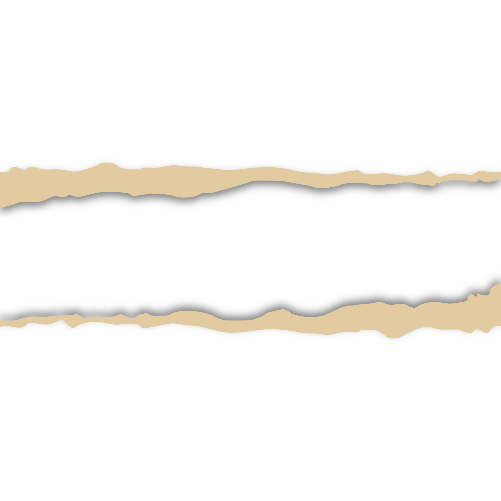 Free Realistic Vintage Torn Paper Edges With Transparent Background Png With Transparent Background