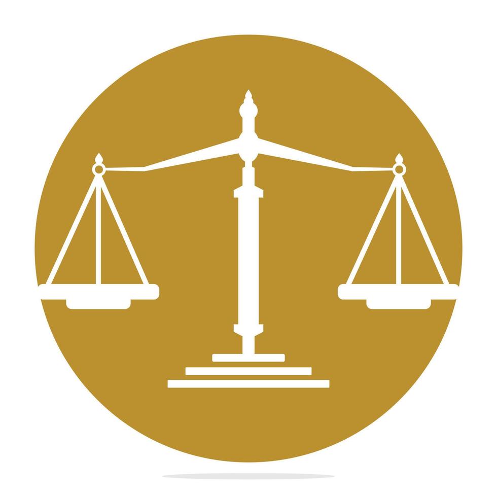 diseño de logo de ley y abogado. bufete de abogados y diseño de logotipo vectorial de oficina. vector