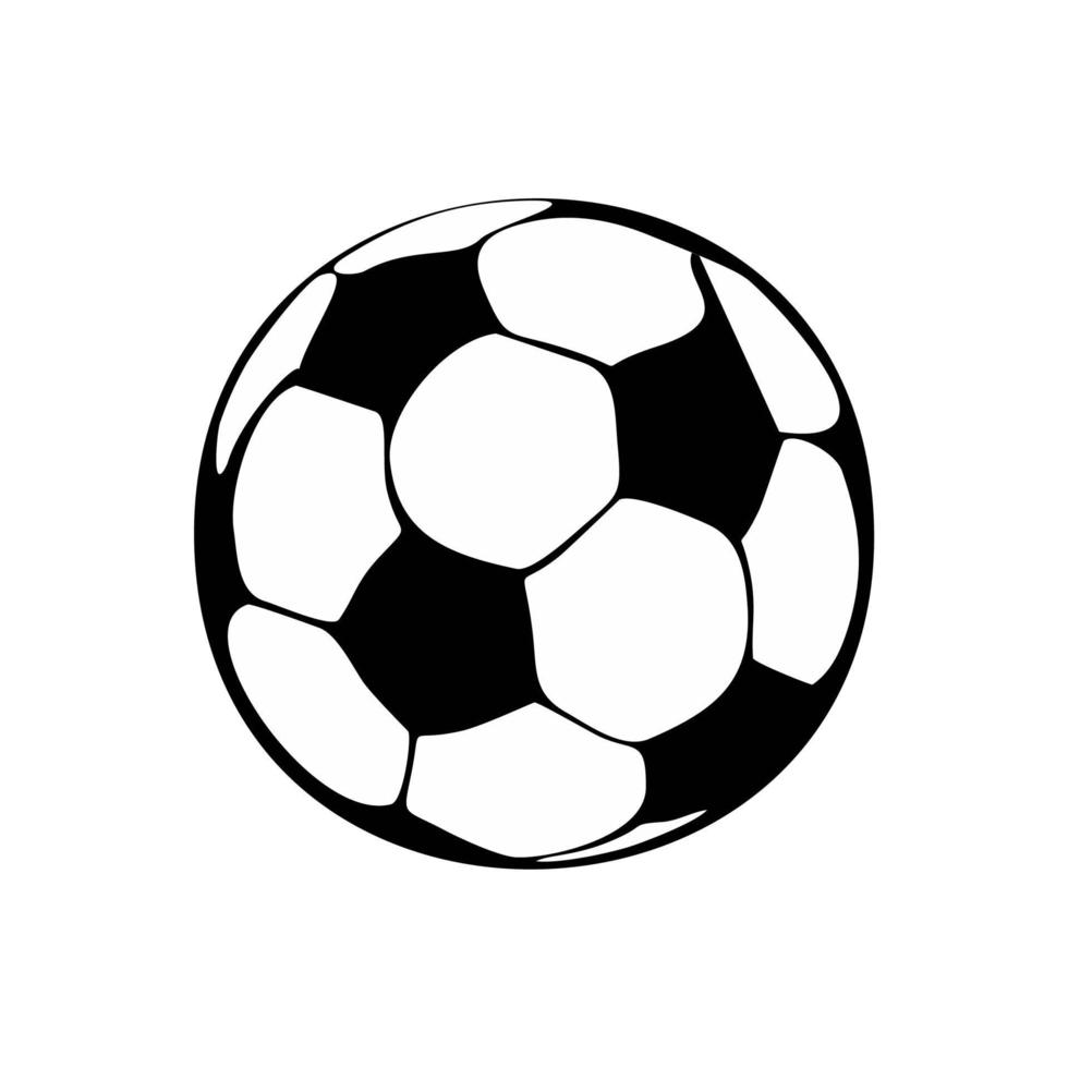 Ilustración de vector de pelota de fútbol