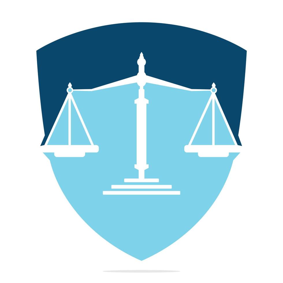 diseño de logo de ley y abogado. bufete de abogados y diseño de logotipo vectorial de oficina. vector