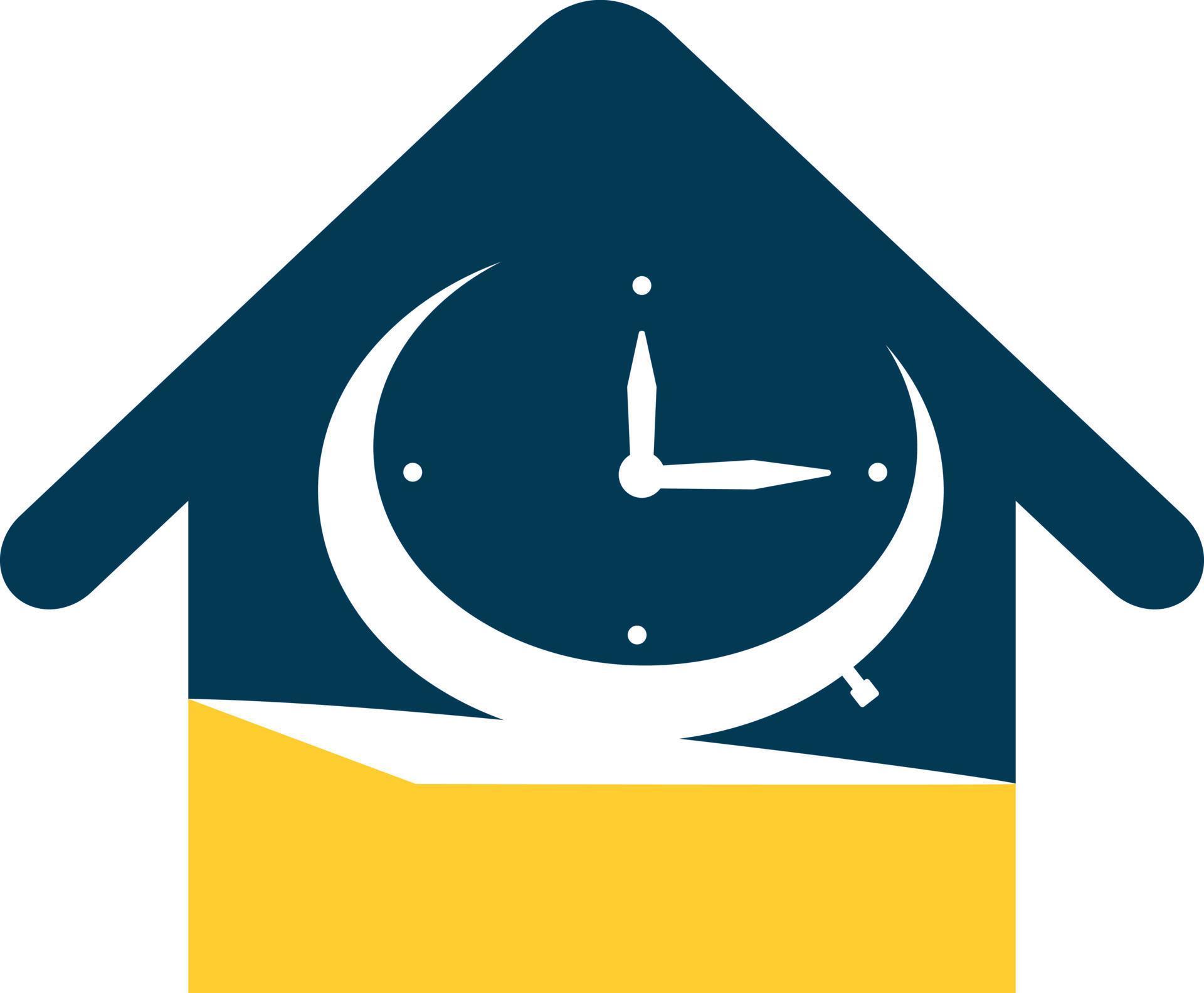 Time clock logo design template. time 24th hours smart logo concept