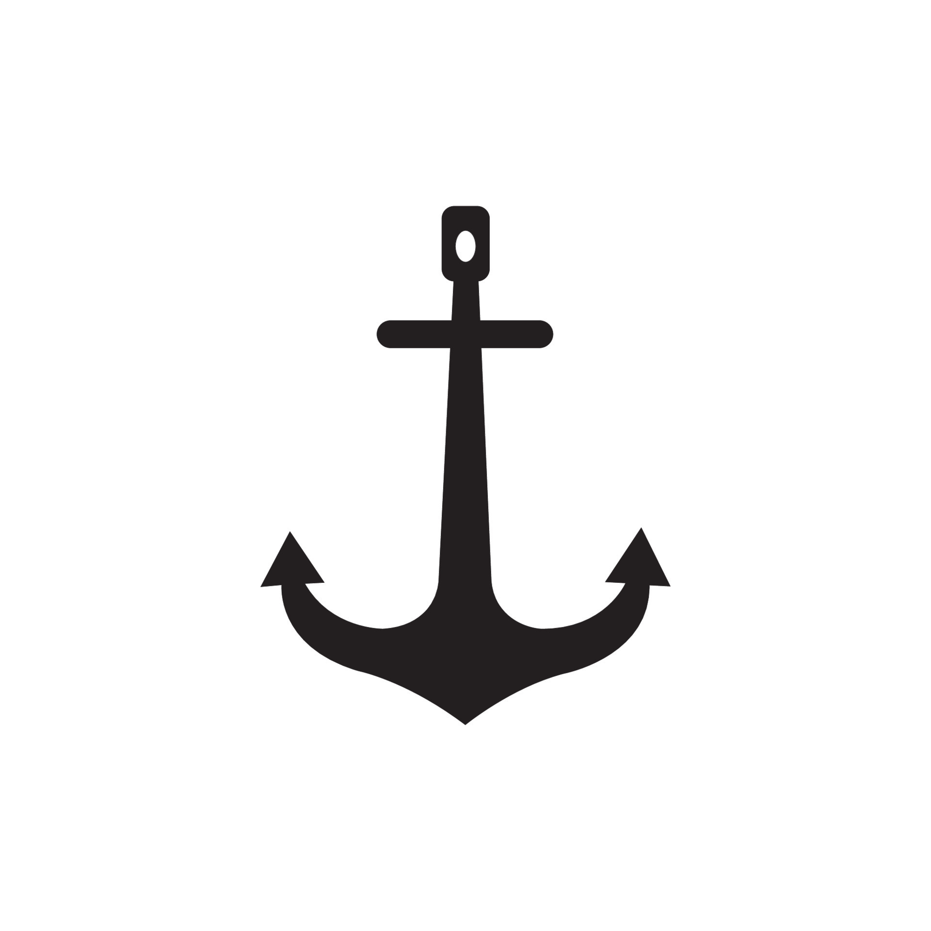 anchor icon logo vector design 11814713 Vector Art at Vecteezy