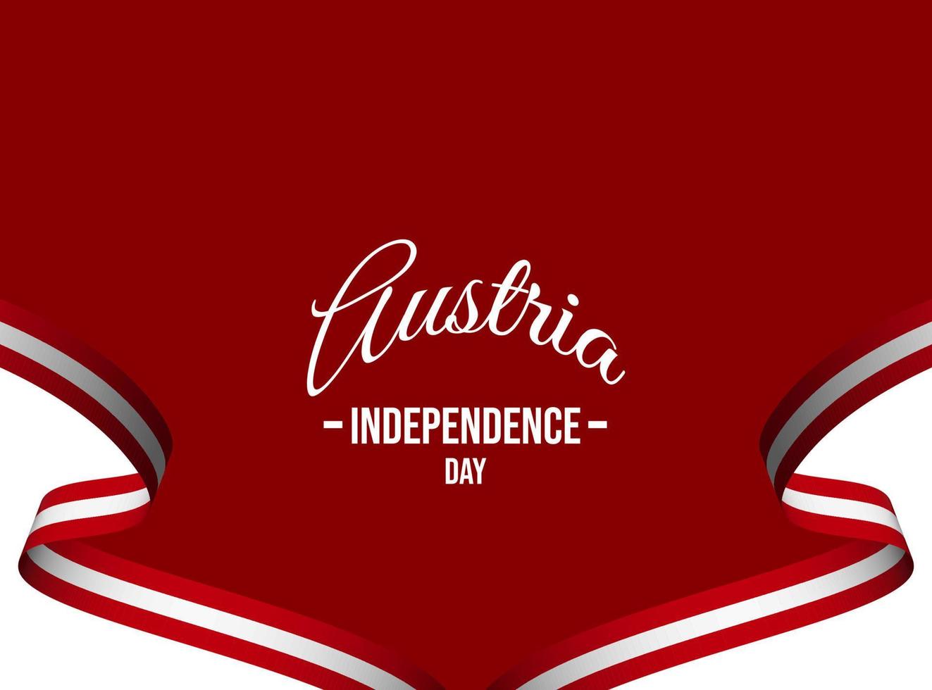 Austrian flag country background. Austrian Republic National Independence Day greeting card. Flag Illustration Vector. vector