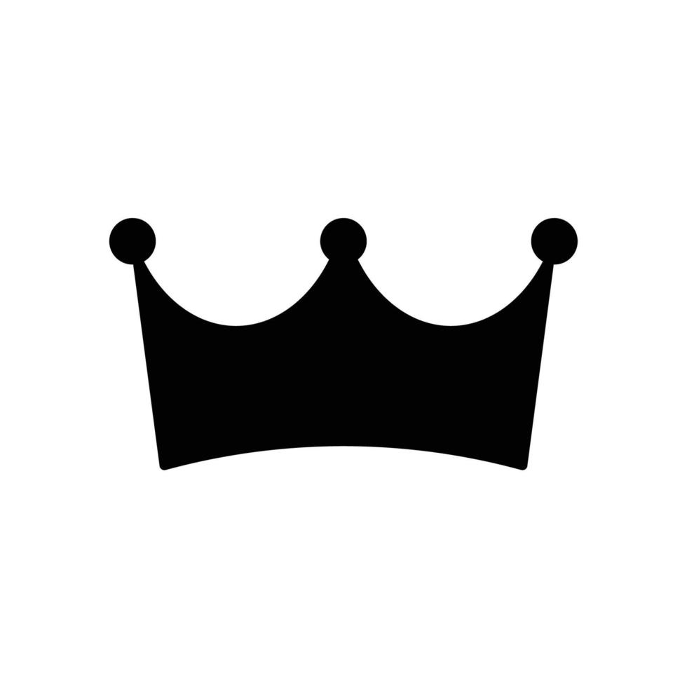 Crown symbol silhouette illustration design 11815301 Vector Art at Vecteezy