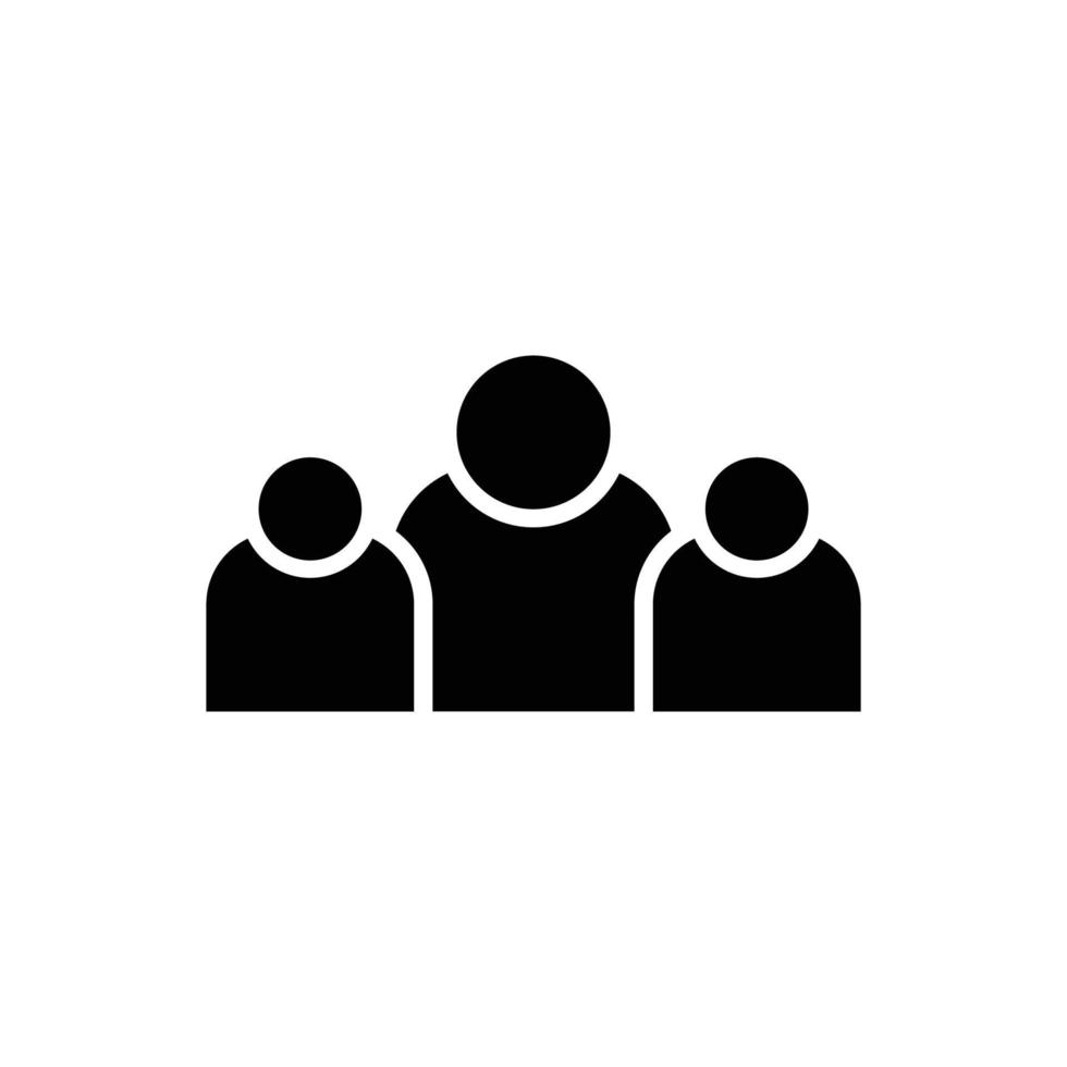 diseño de icono de logotipo de trabajo en equipo de personas vector
