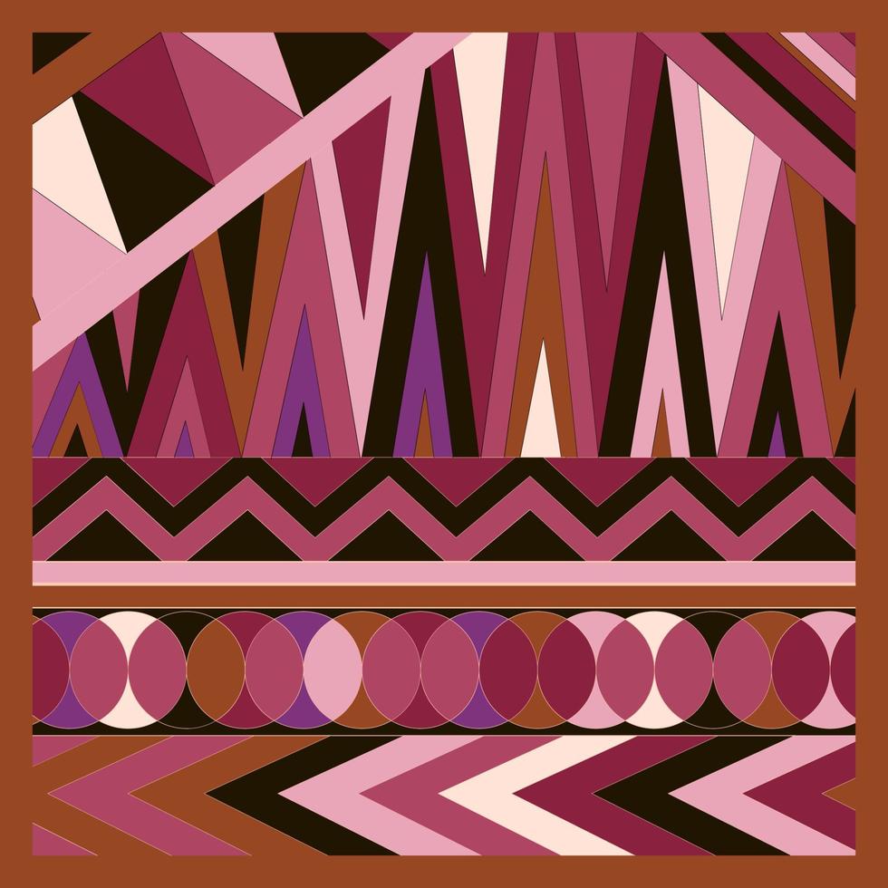 Abstract geometric background. Pucci style vector