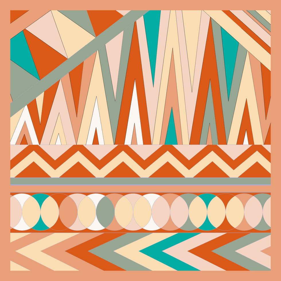 Abstract geometric background. Pucci style vector