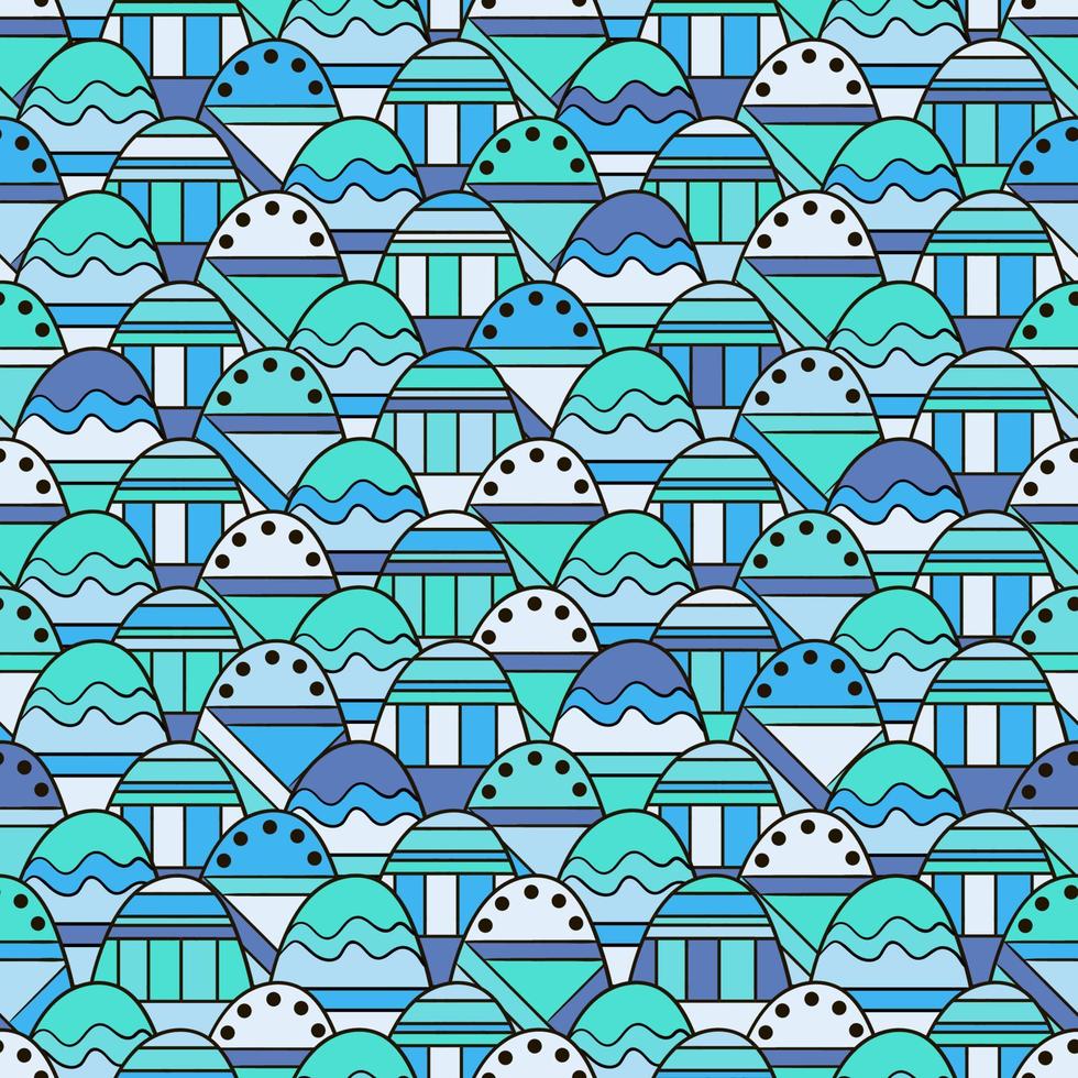 Seamless abstract background of triangles for your design vector