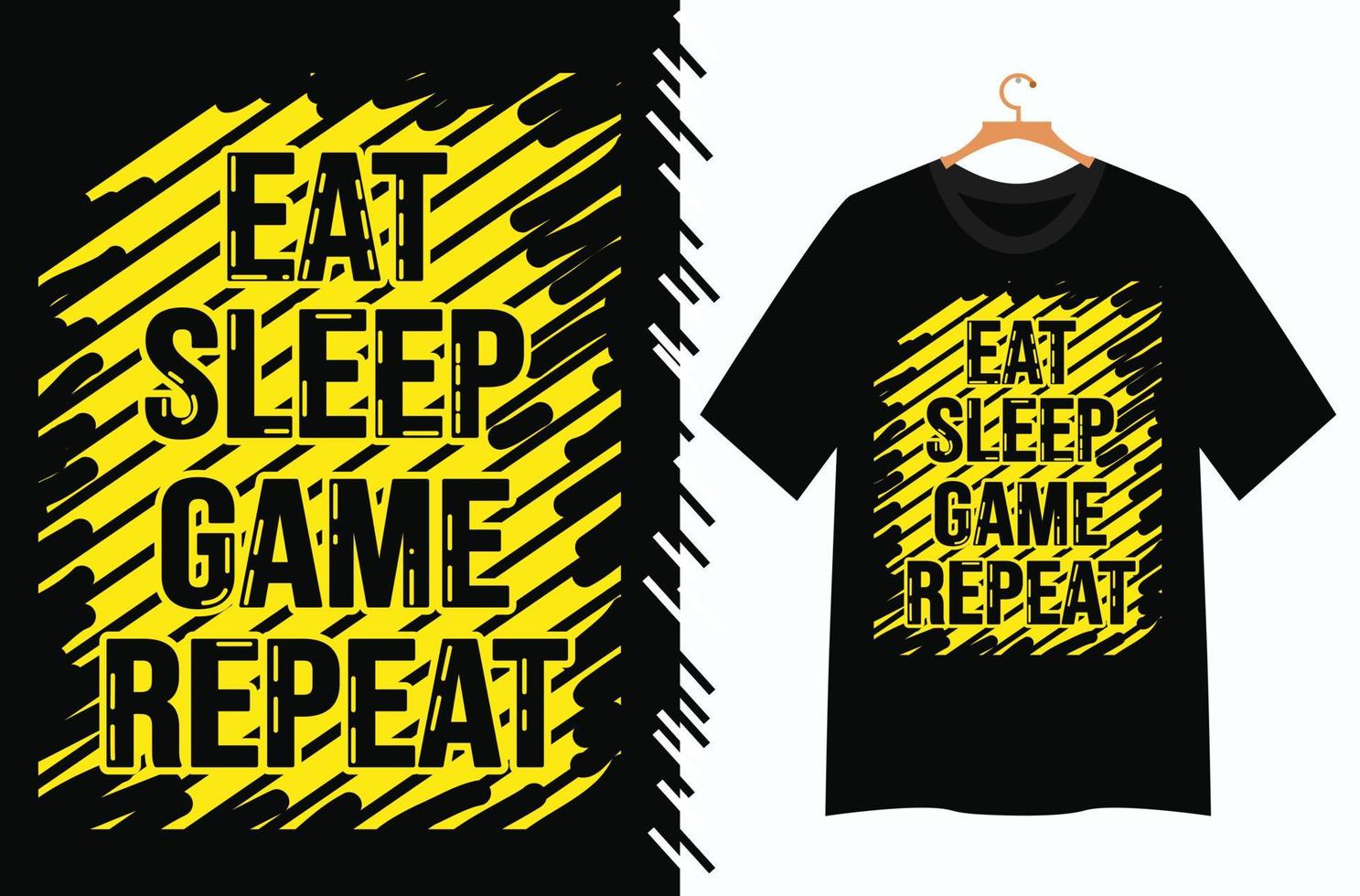 gamer illustration for t shirt design vector