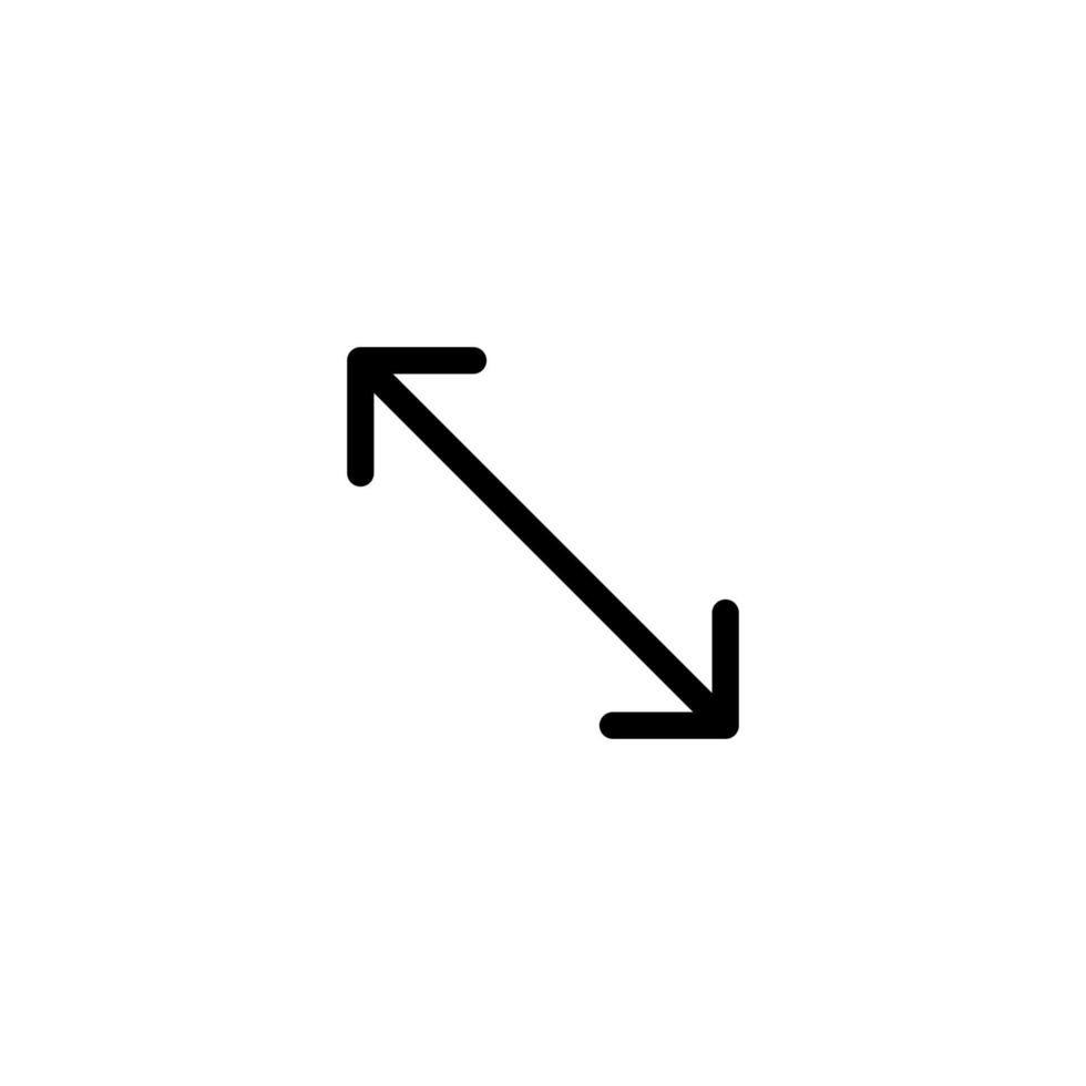 Arrow sign symbol line icon suitable for any purpose vector