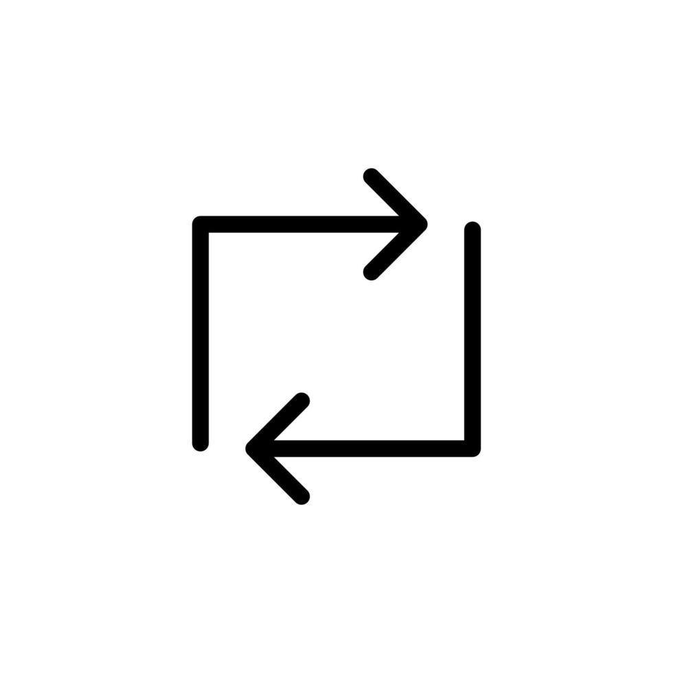 Arrow sign symbol line icon suitable for any purpose vector