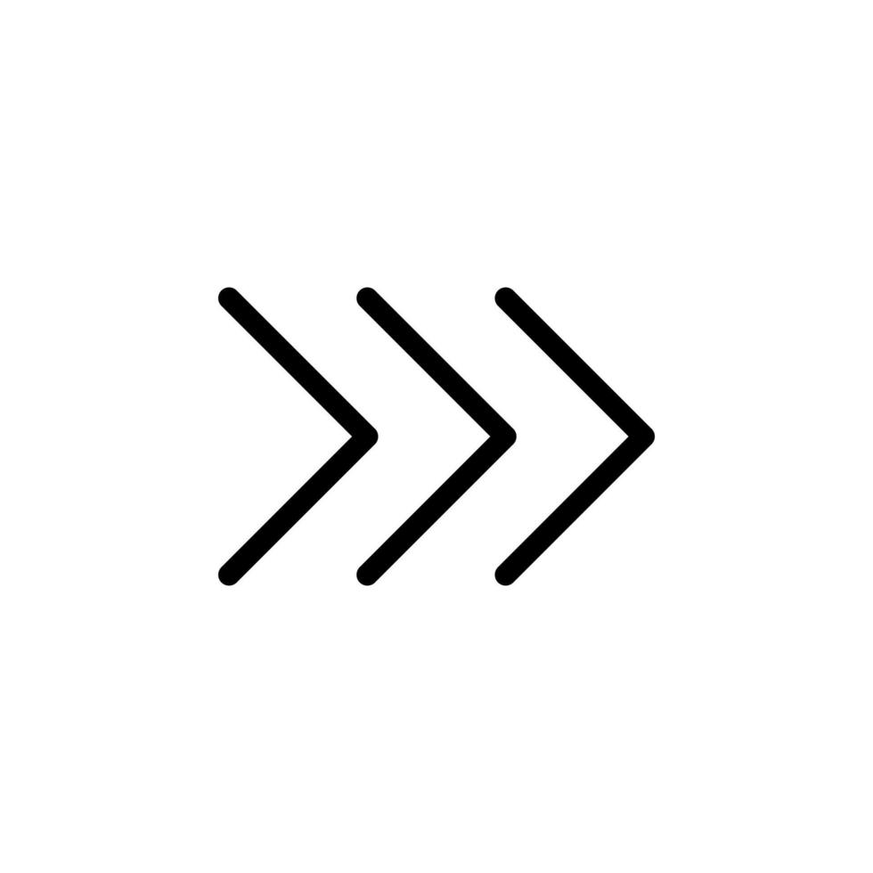 Arrow sign symbol line icon suitable for any purpose vector