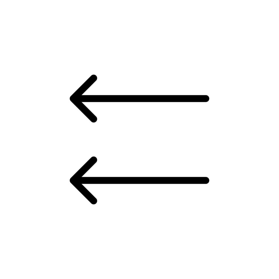 Arrow sign symbol line icon suitable for any purpose vector