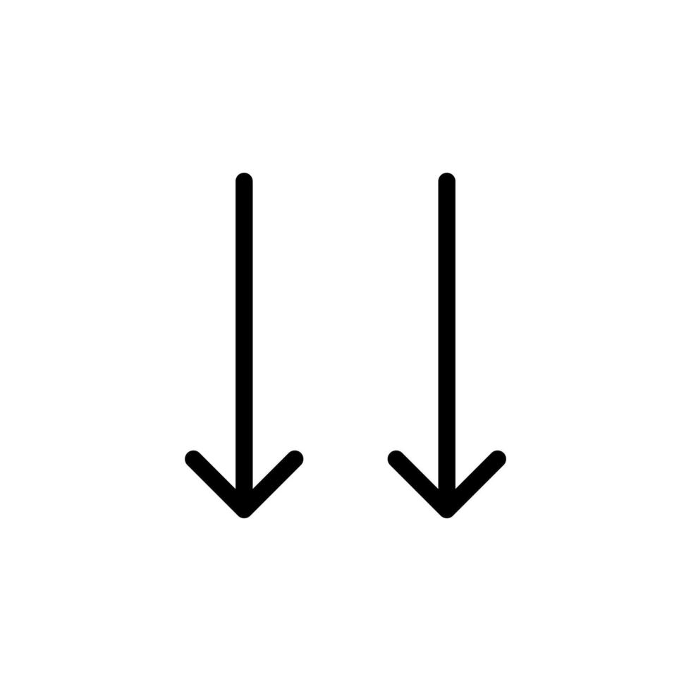 Arrow sign symbol line icon suitable for any purpose vector