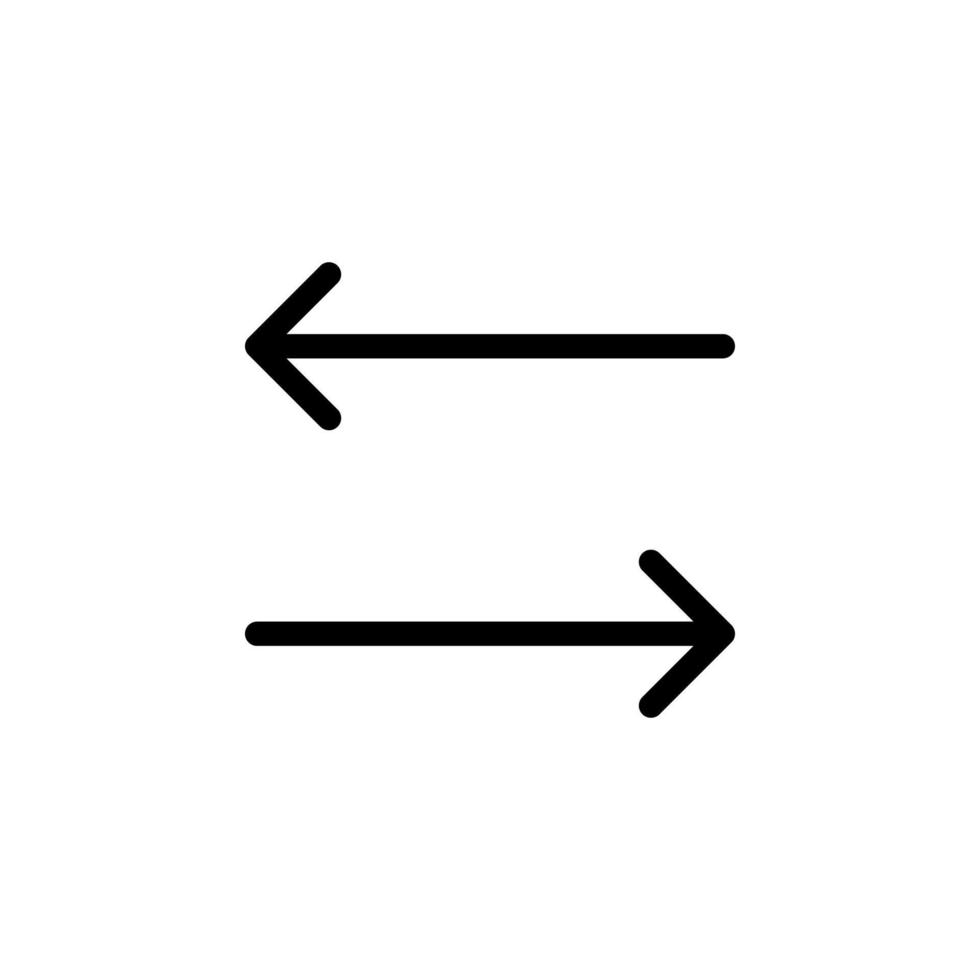 Arrow sign symbol line icon suitable for any purpose vector