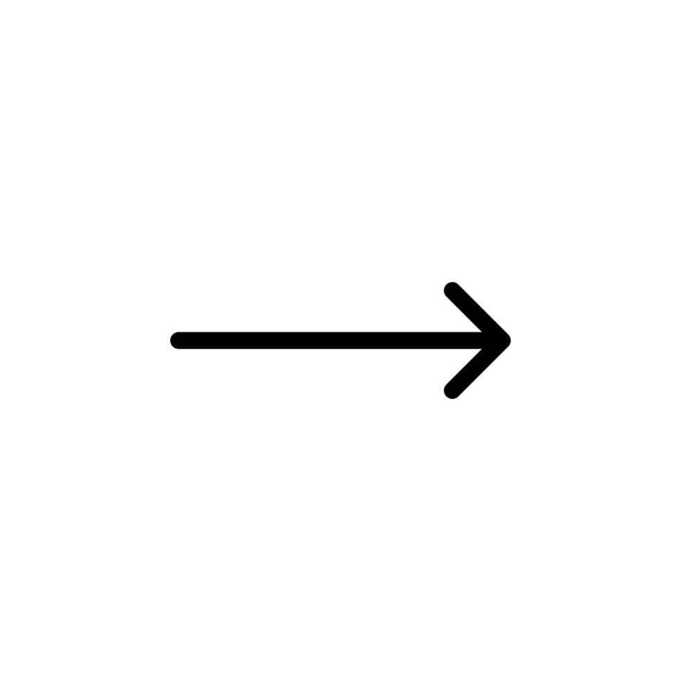 Arrow sign symbol line icon suitable for any purpose vector