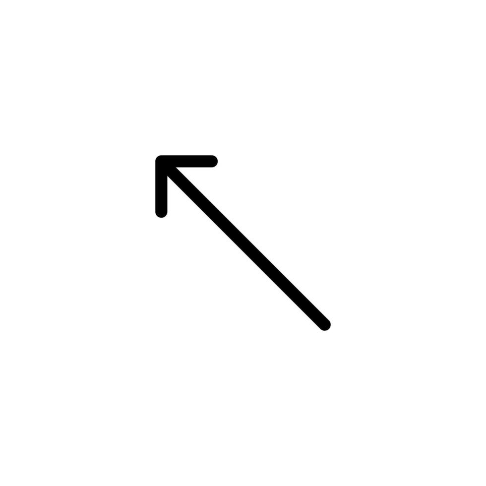 Arrow sign symbol line icon suitable for any purpose vector