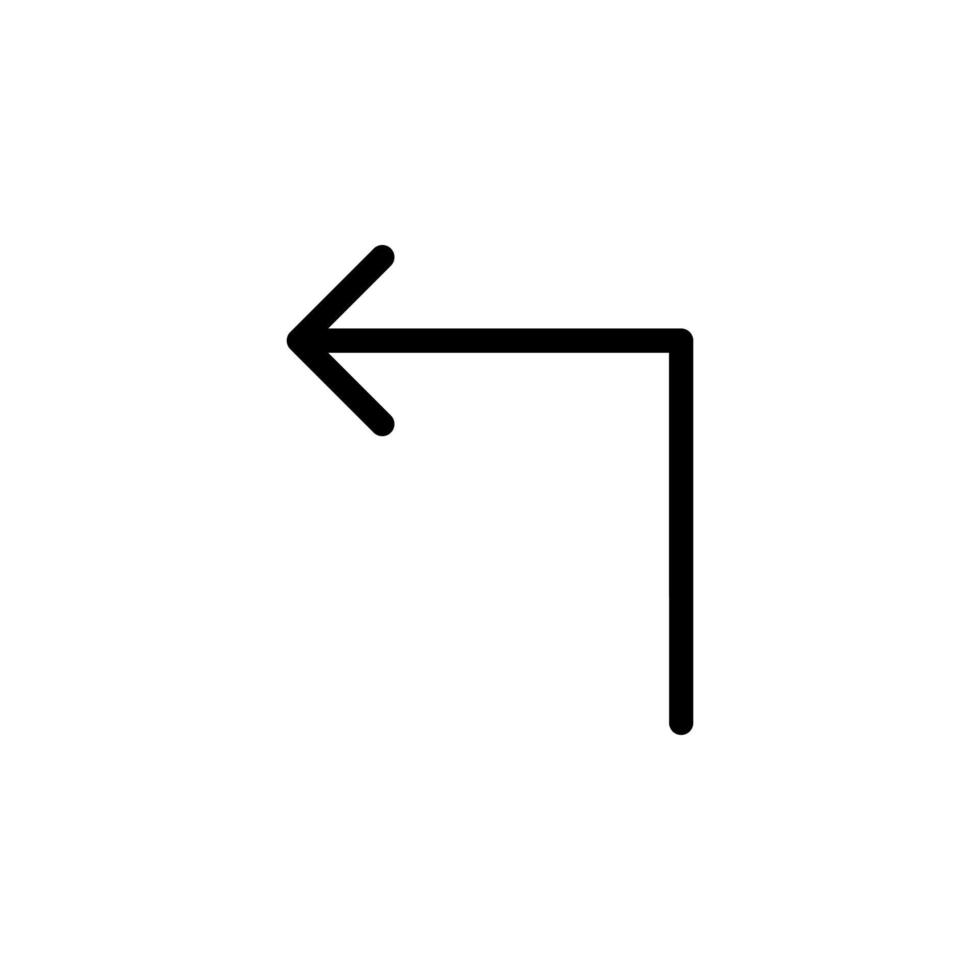 Arrow sign symbol line icon suitable for any purpose vector