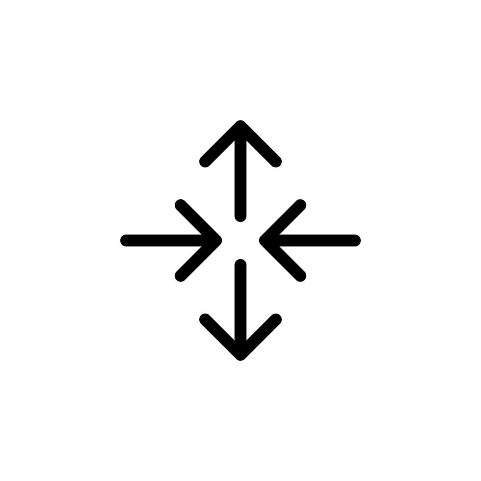 Arrow sign symbol line icon suitable for any purpose vector
