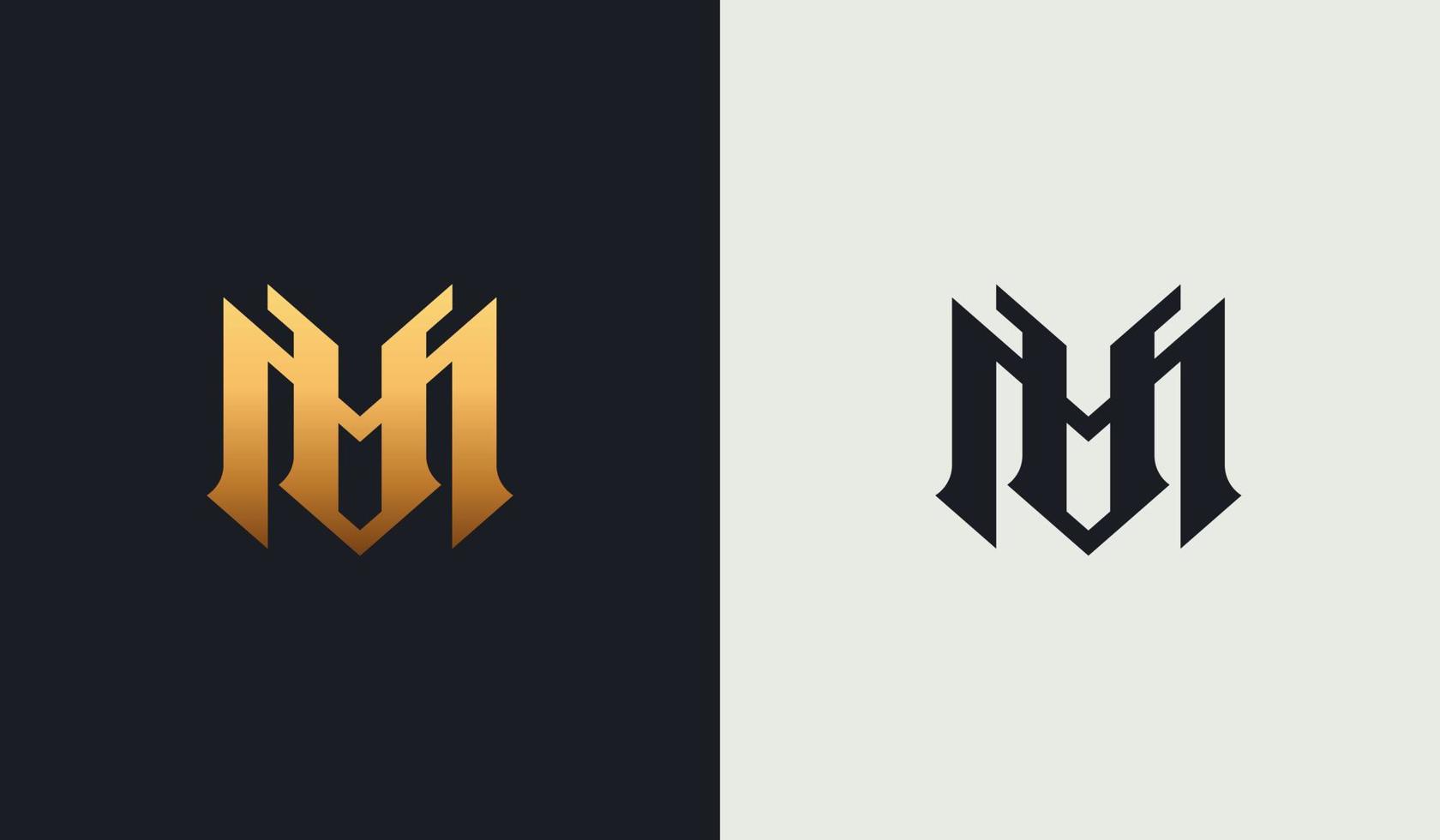 Initial MV VM M V Monogram Logo Template. Initial Based Letter Icon Logo vector