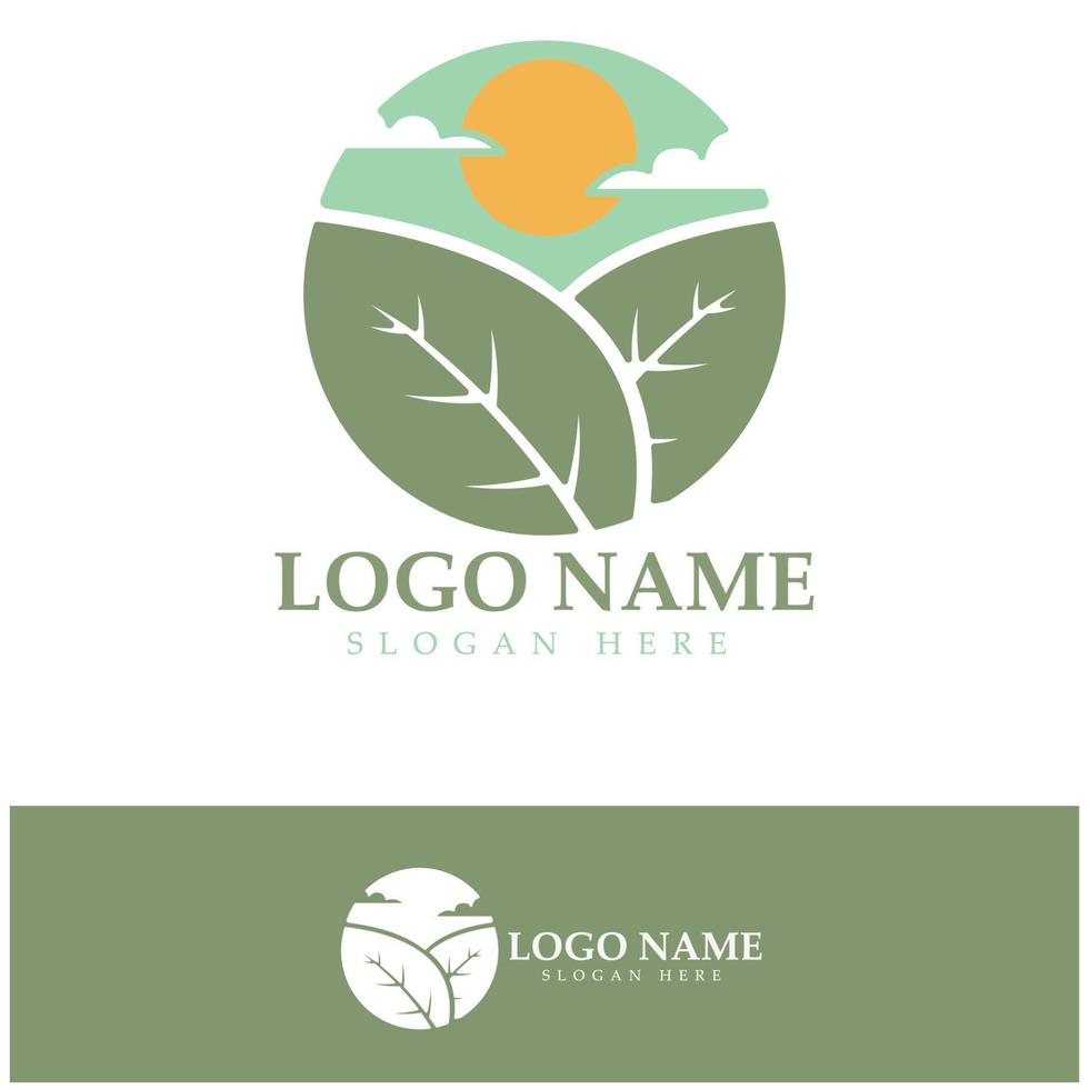 Abstract tree logo for forest and park nature.with a combination of .vector line elements for business designs, agriculture, ecological concepts, greenery and natural beauty. vector