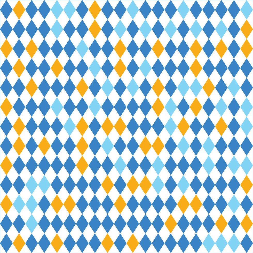 Seamless Bavarian rhombic pattern. Ideal for textiles, packaging, paper printing, simple backgrounds and textures vector