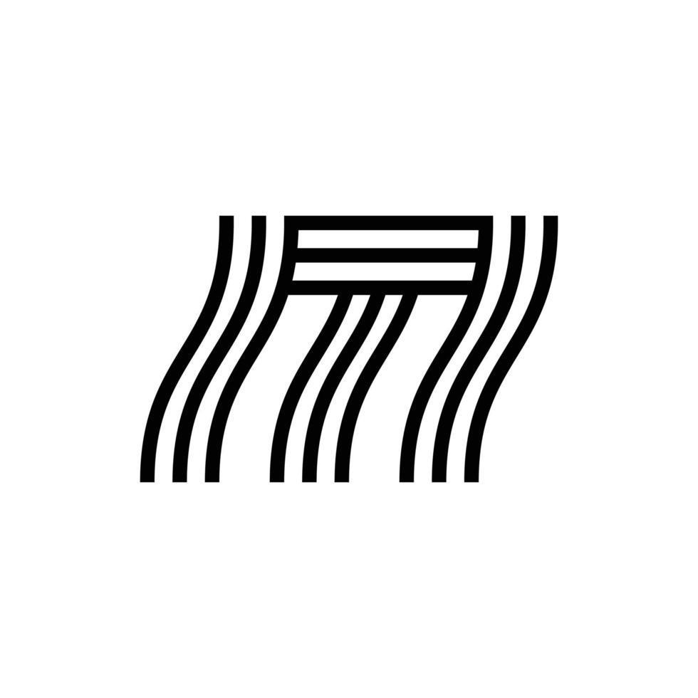 creative letter M logo design vector