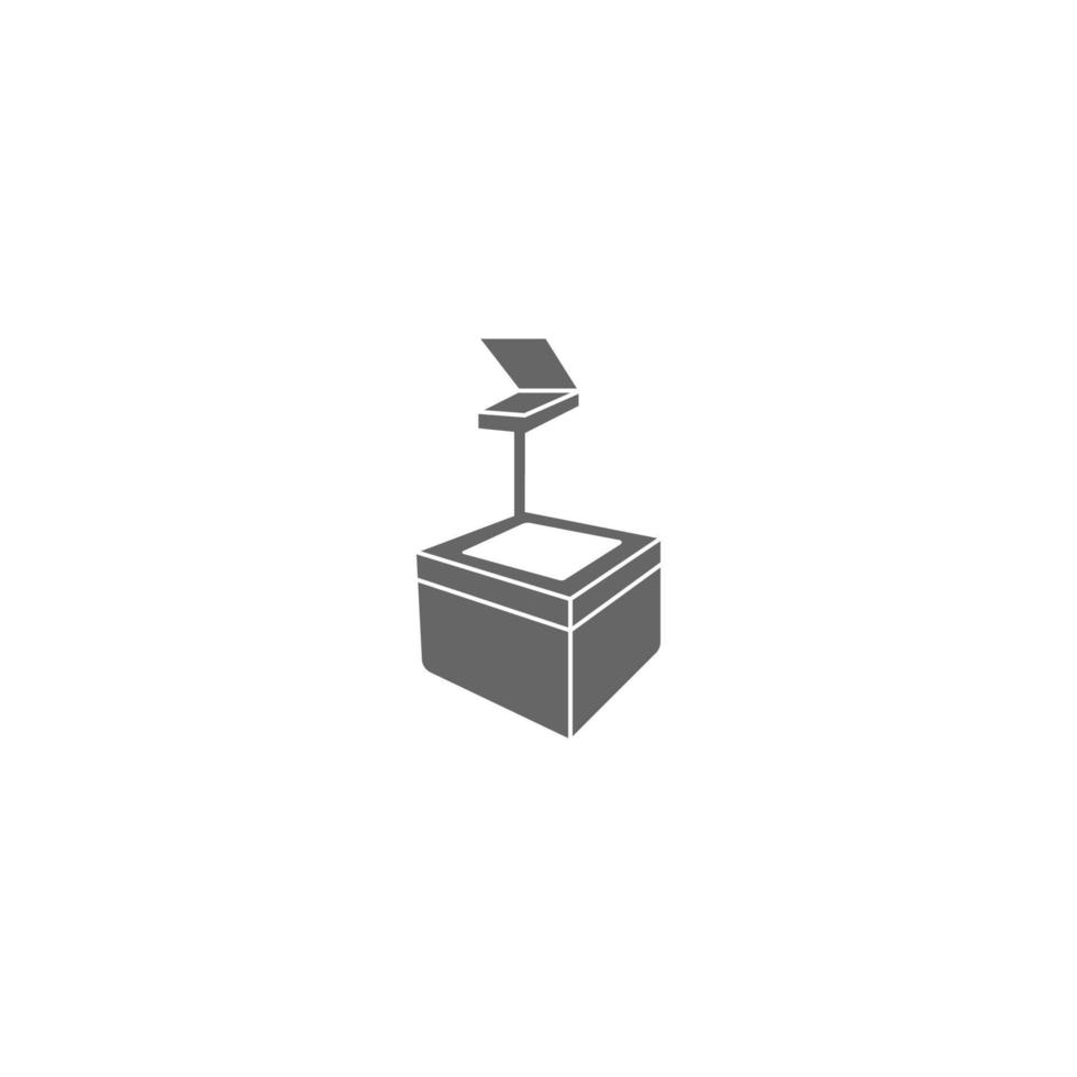 Overhead projector icon design vector
