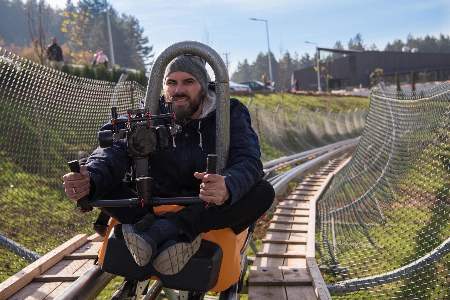 Sweden, 2022 - Alpine rollercoaster view photo