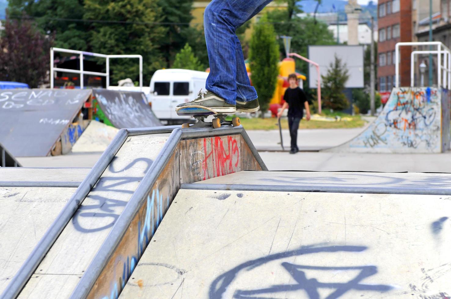 Tucepi, Croatia, 2022 - Skate park view photo