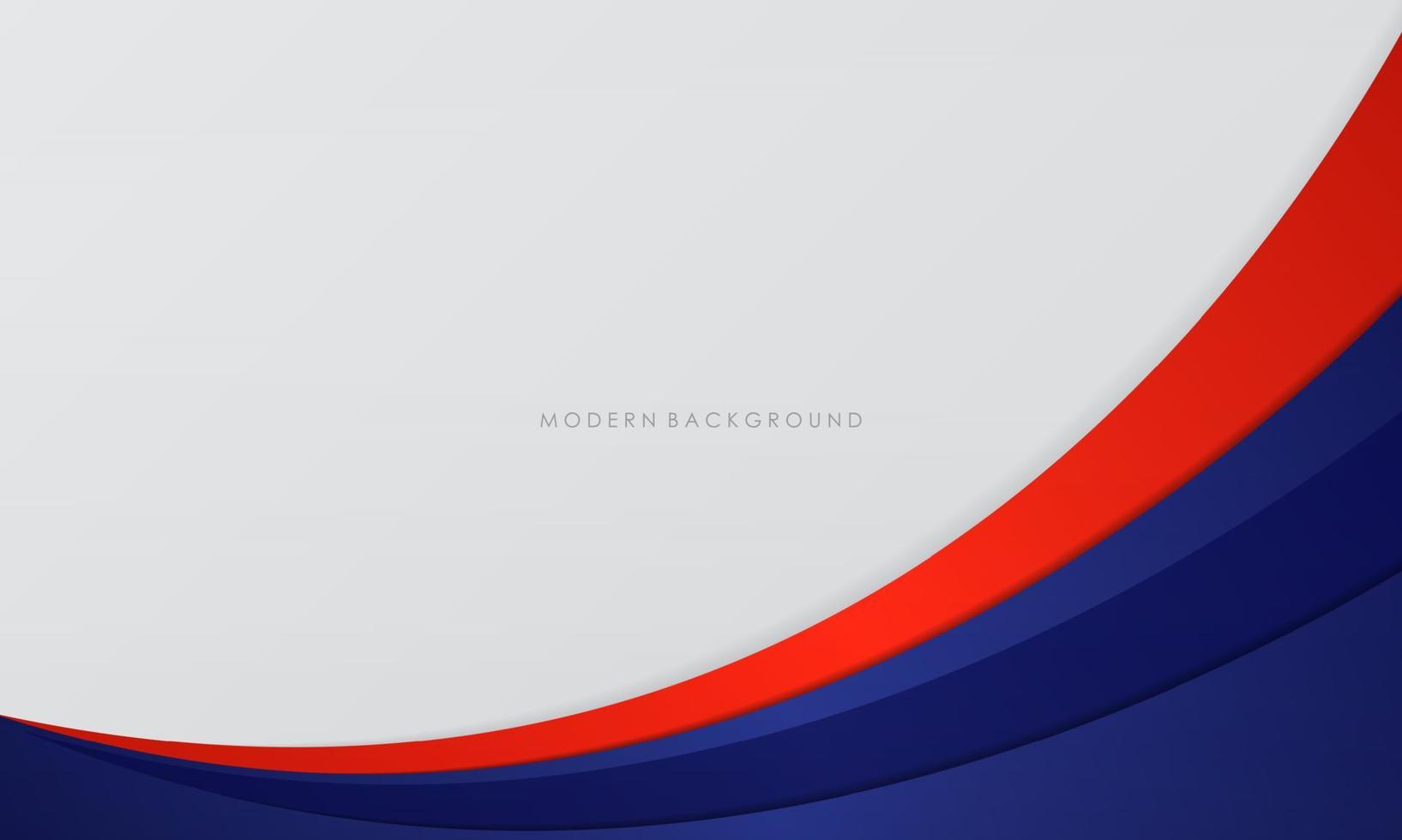 Modern abstract background blue and red with white colorful vector