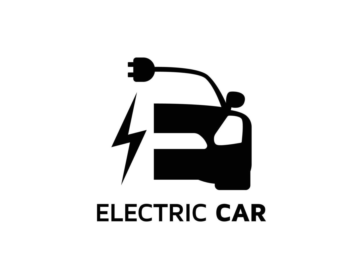 Electric car logo symbol illustration vector